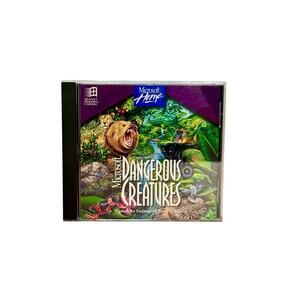 Microsoft Dangerous Creatures 1994 PC CD ROM Wildlife Educational Software